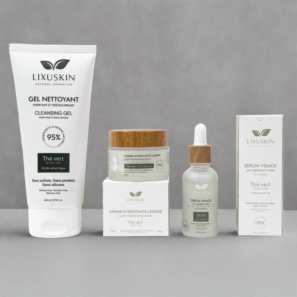 Kit Soin Complet Au Th Vert Lixuskin kit-soin-complet-au-th-vert-lixuskin