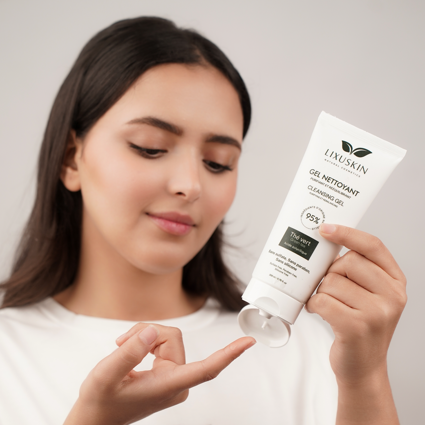 Gel Nettoyant à base de Thé Vert et Acide Salicylique