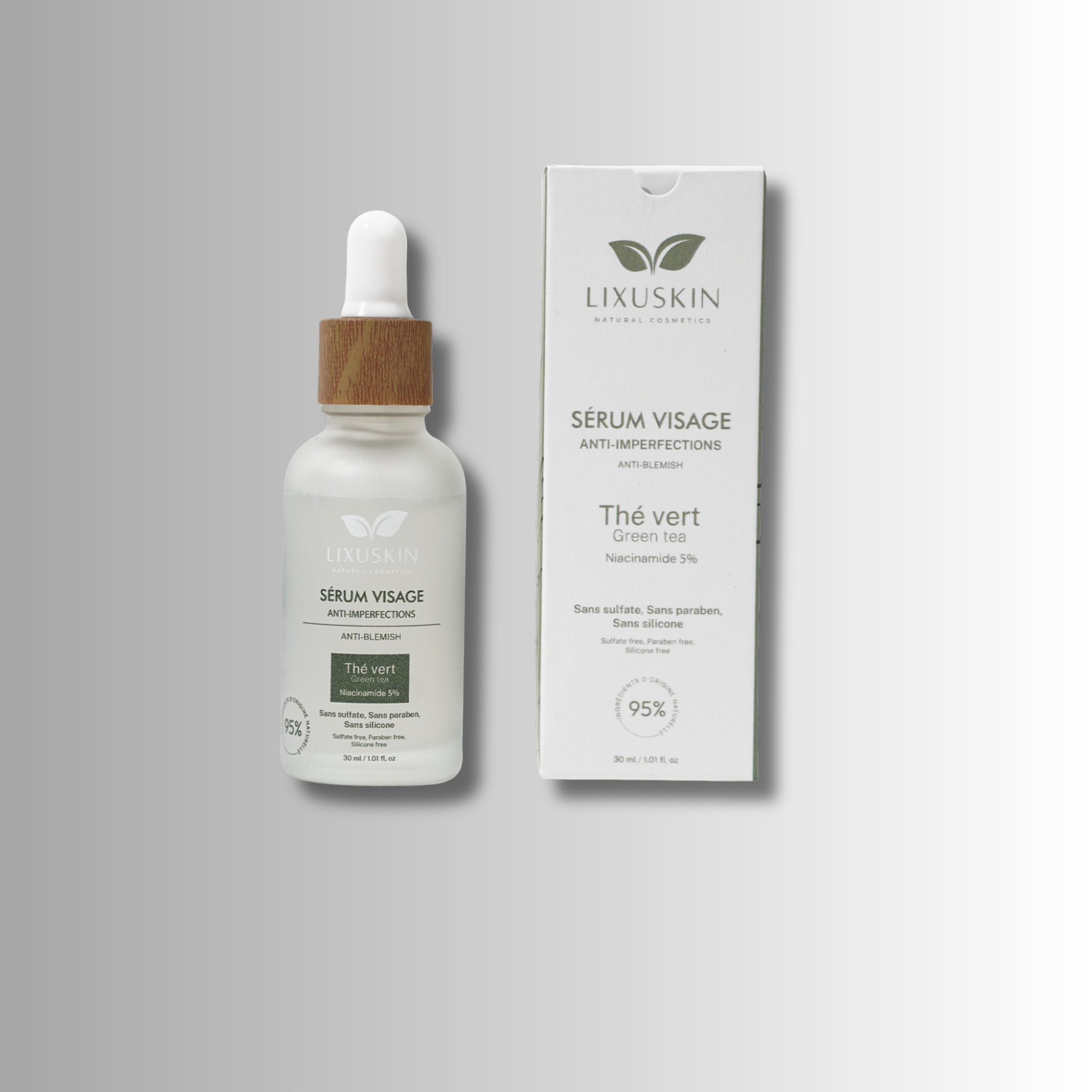 Sérum Visage Licorice - Anti-Imperfections & Anti-Taches - Hydratant à La Rose - 60ml - SPF (UVA 5*) - Neuf