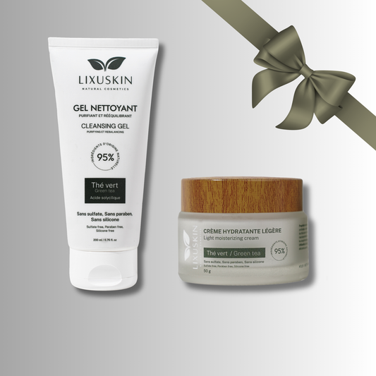Kit Routine Essentielle: Gel Nettoyant + Crème Hydratante